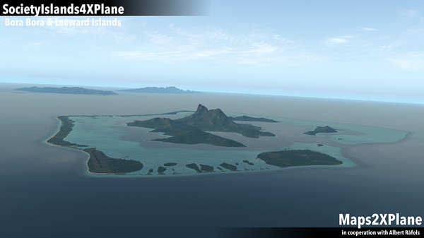 X-Plane 11 - Add-on: Aerosoft - Society Islands XP - Bora Bora & Leeward Islands