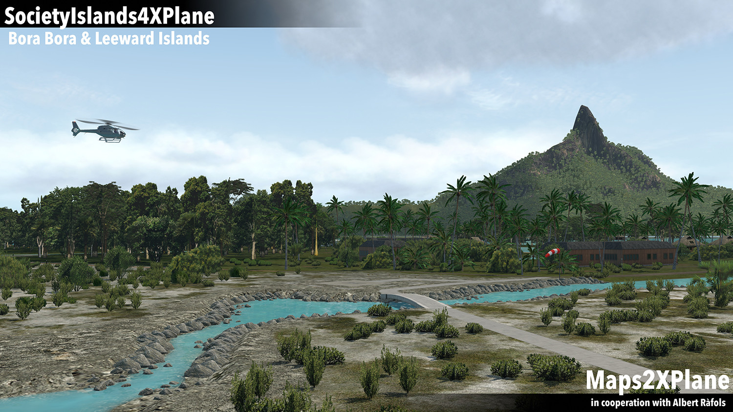X-Plane 11 - Add-on: Aerosoft - Society Islands XP - Bora Bora & Leeward Islands screenshot screenshot 14