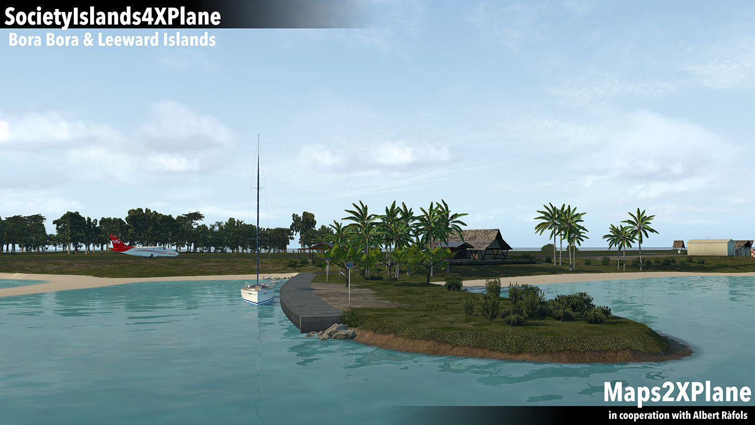 X-Plane 11 - Add-on: Aerosoft - Society Islands XP - Bora Bora & Leeward Islands screenshot screenshot 18