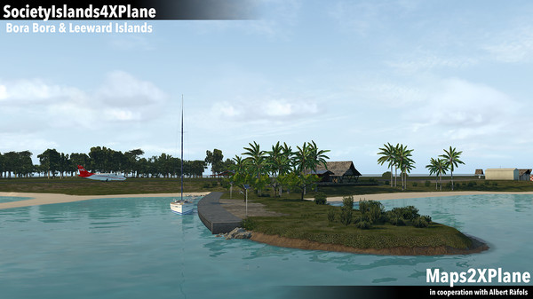 X-Plane 11 - Add-on: Aerosoft - Society Islands XP - Bora Bora & Leeward Islands