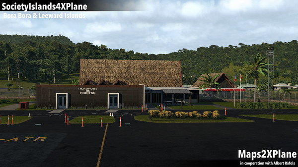 скриншот X-Plane 11 - Add-on: Aerosoft - Society Islands XP - Bora Bora & Leeward Islands 3