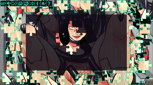 скриншот Love Hentai and Puzzles: Cyberpunk Babes 5