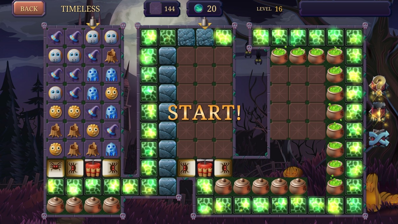 Halloween Trouble 3: Match 3 Puzzle - Win/Mac/Linux - (Steam)