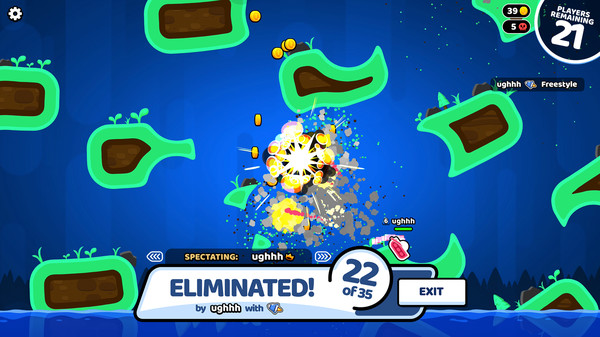 Rocket Bot Royale game for Linux 1