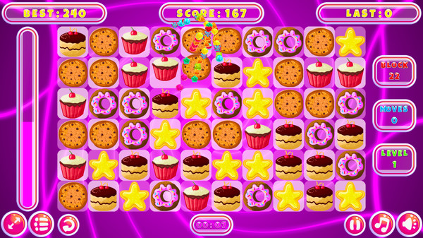 Sweet Match 3for windows and Linux 1