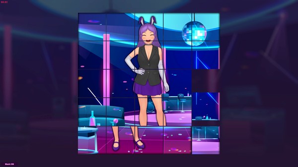 HotGirls Sliding Puzzle game for Linux 1