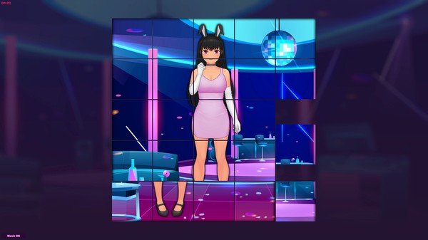 HotGirls Sliding Puzzle game for windows Pc 1