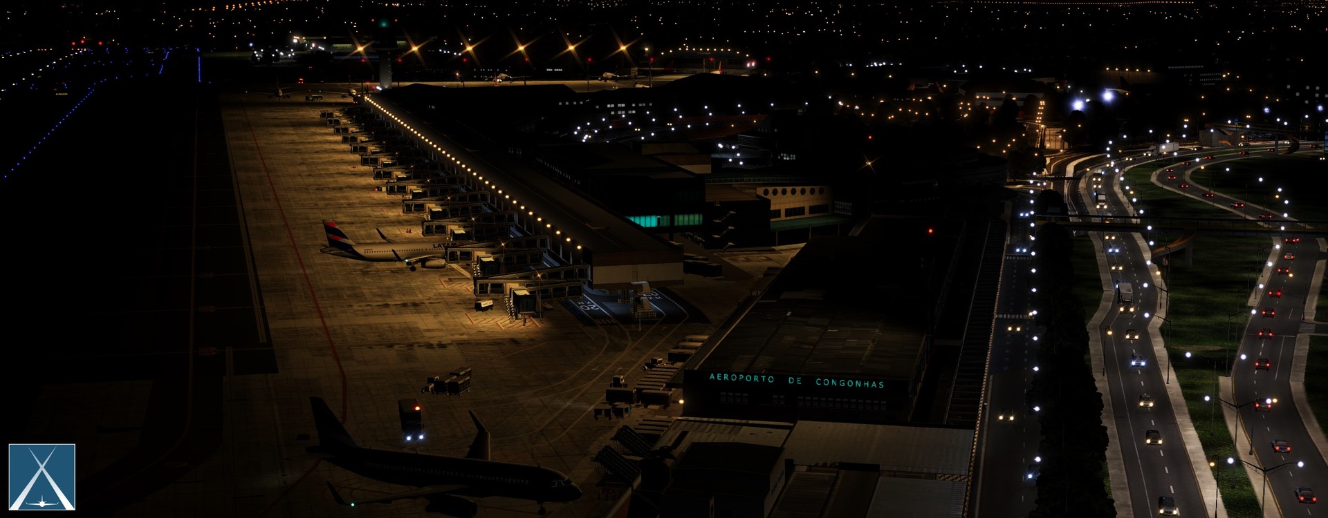 X-Plane 11 - Add-on: Globall Art - SBSP - Congonhas Airport #0