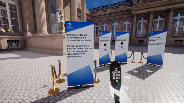 скриншот Visite virtuelle de l'Assemblée nationale 0