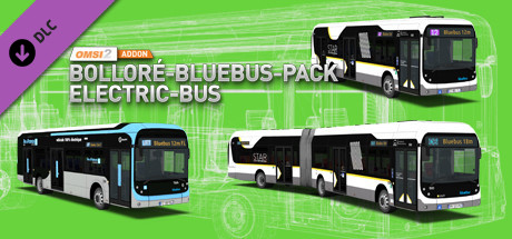 OMSI 2 Add-On Bolloré-Bluebus-Pack Elektro-bus Header