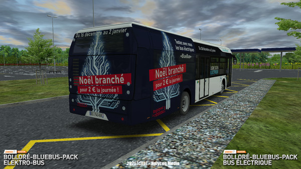 скриншот OMSI 2 Add-On Bolloré-Bluebus-Pack Elektro-Bus 5