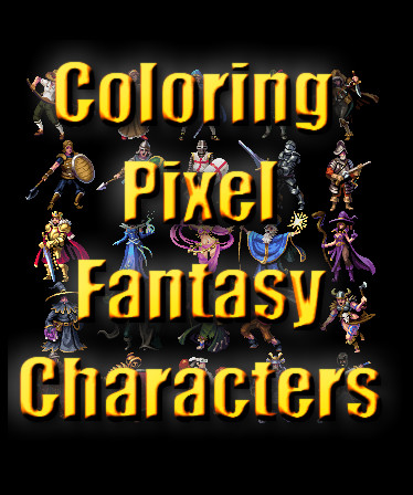 Coloring Pixel - Fantasy Characters