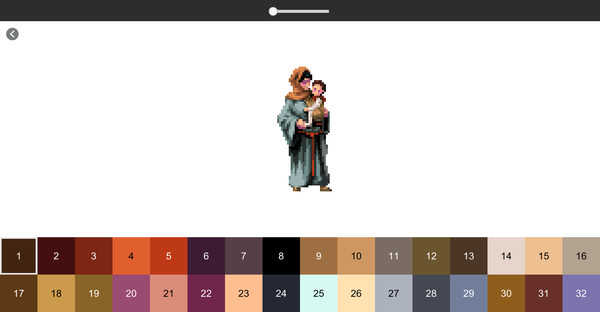 Coloring Pixel - Fantasy Characters game for Linux 1