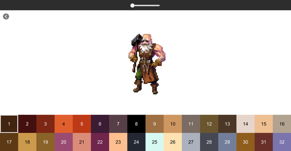 скриншот Coloring Pixel - Fantasy Characters 2
