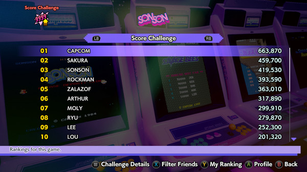 Capcom Arcade 2nd Stadium capture d'écran