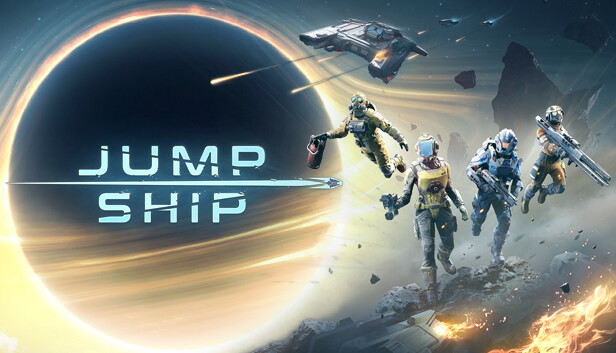 Imagen de la cápsula de "Jump Ship" que utilizó RoboStreamer para las transmisiones en Steam