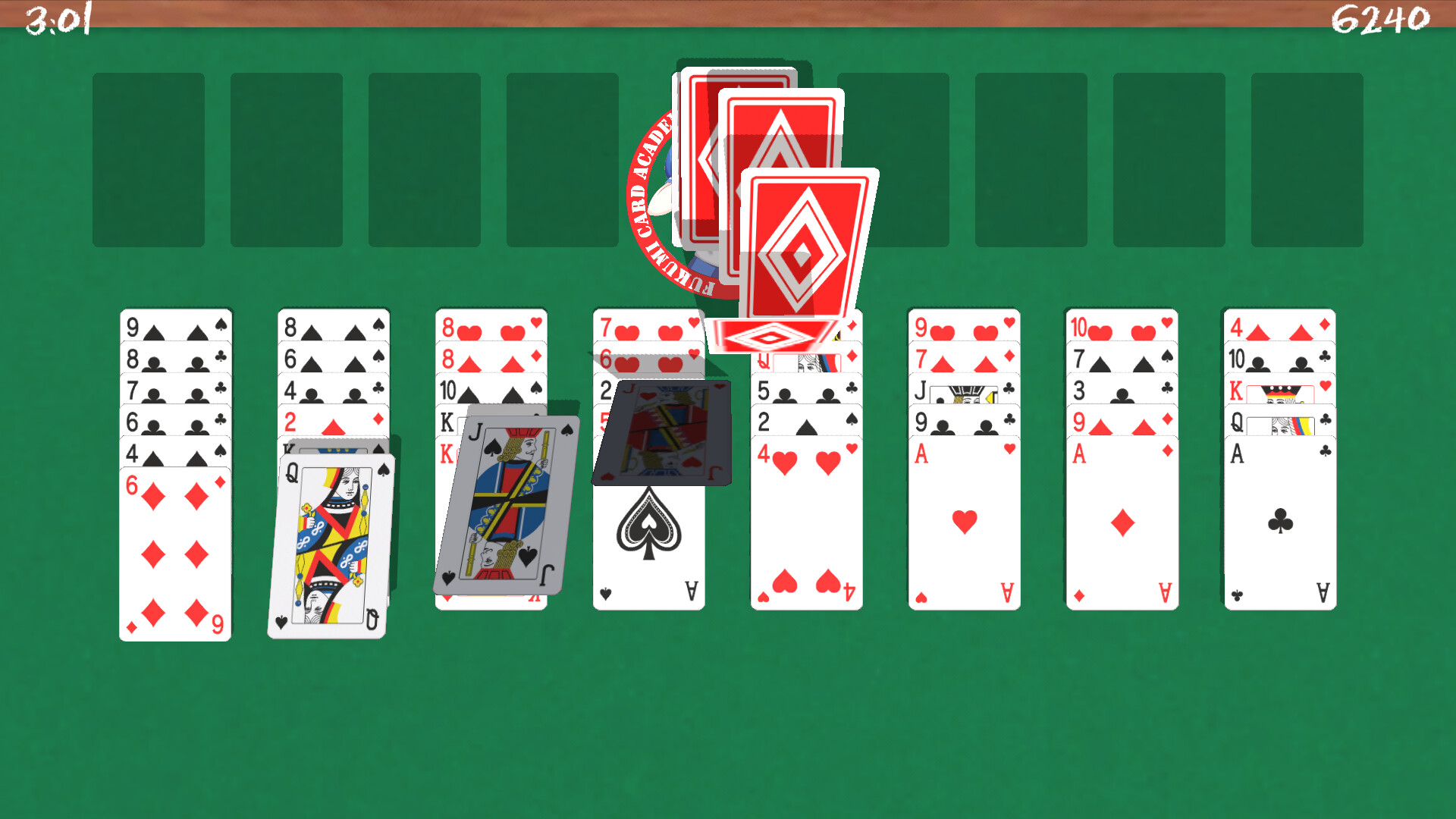 🕹️ Play Green Felt Freecell Solitaire Card Game Online for Free Without  Any App Download