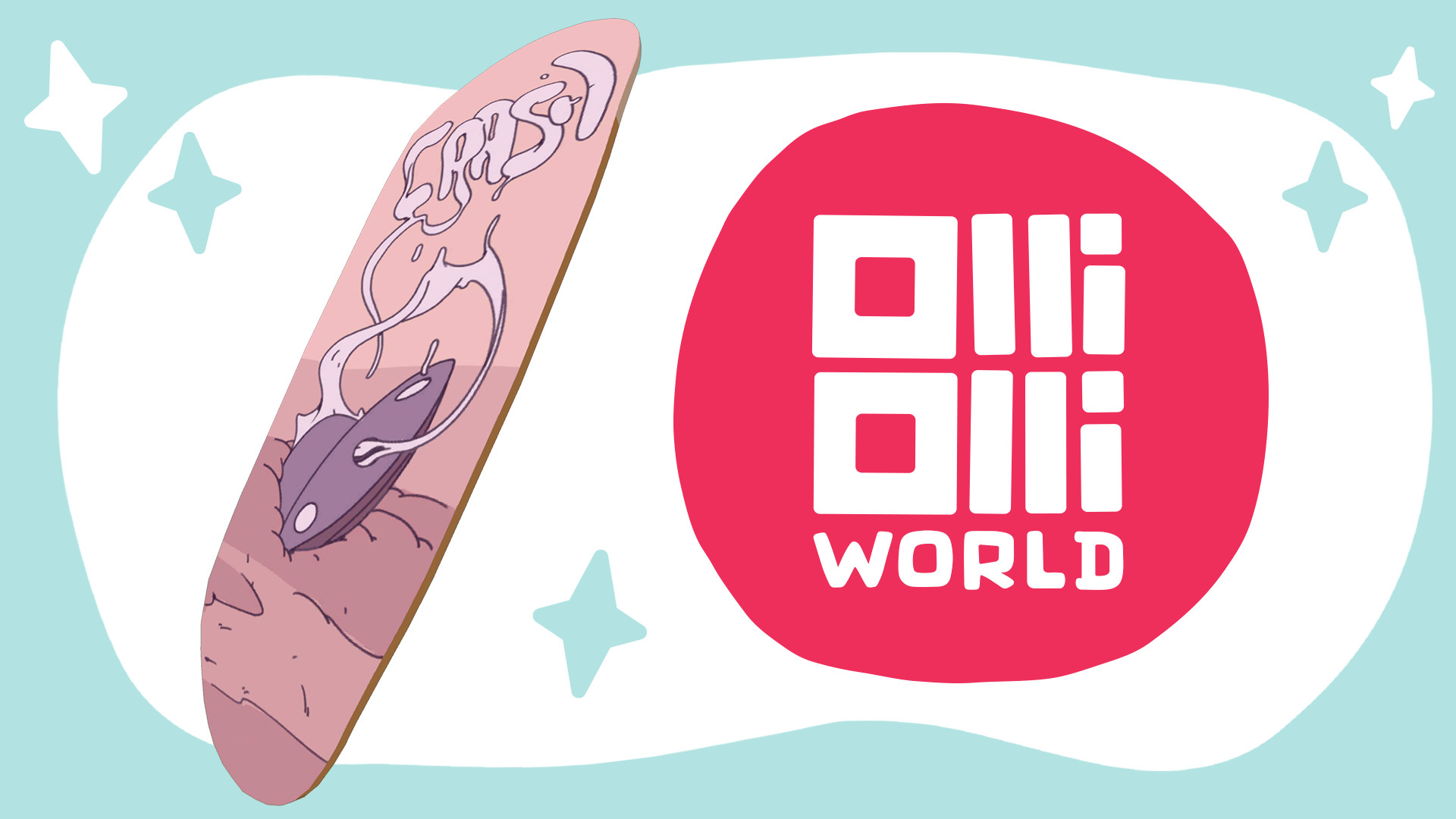 OlliOlli World "Close Encounter Skate Deck" Featured Screenshot #1