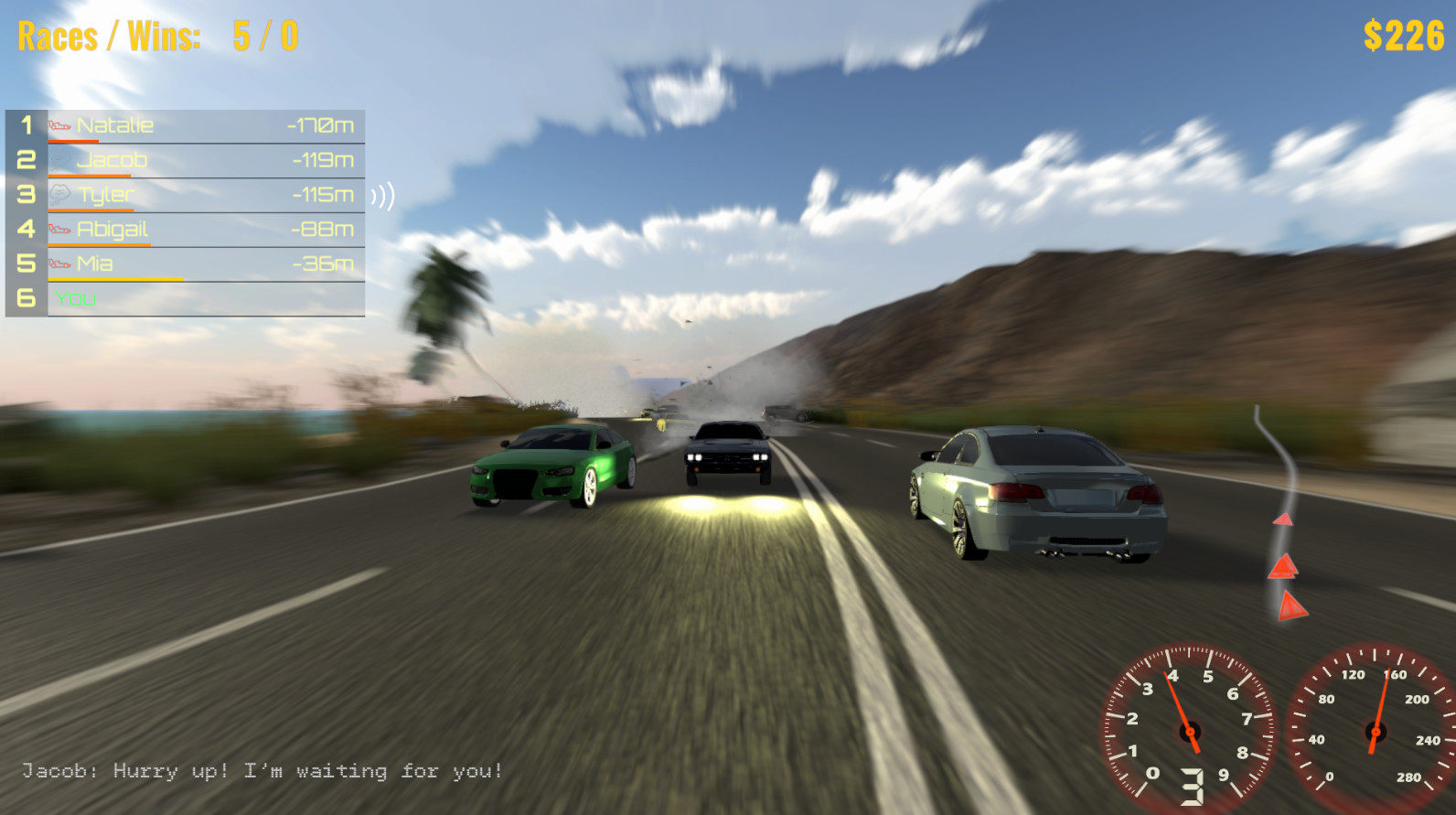 Traffic Chase Demo #6