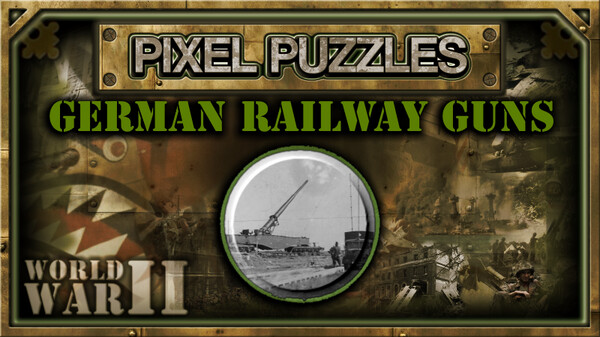 Pixel Puzzles WW2 Jigsaw - Pack: German Railway Guns