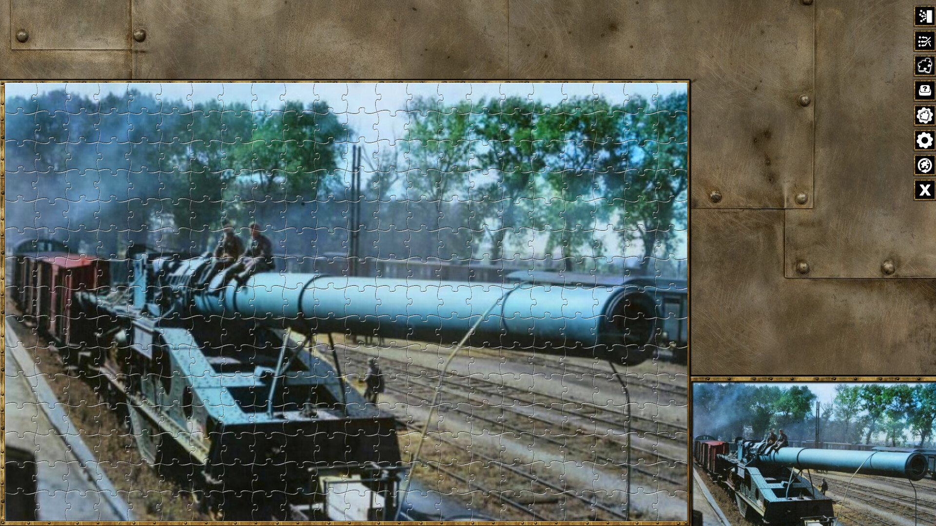 Pixel Puzzles WW2 Jigsaw - Pack: German Railway Guns #6