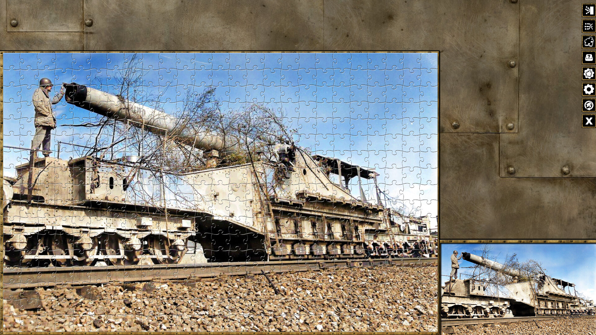Pixel Puzzles WW2 Jigsaw - Pack: German Railway Guns #8