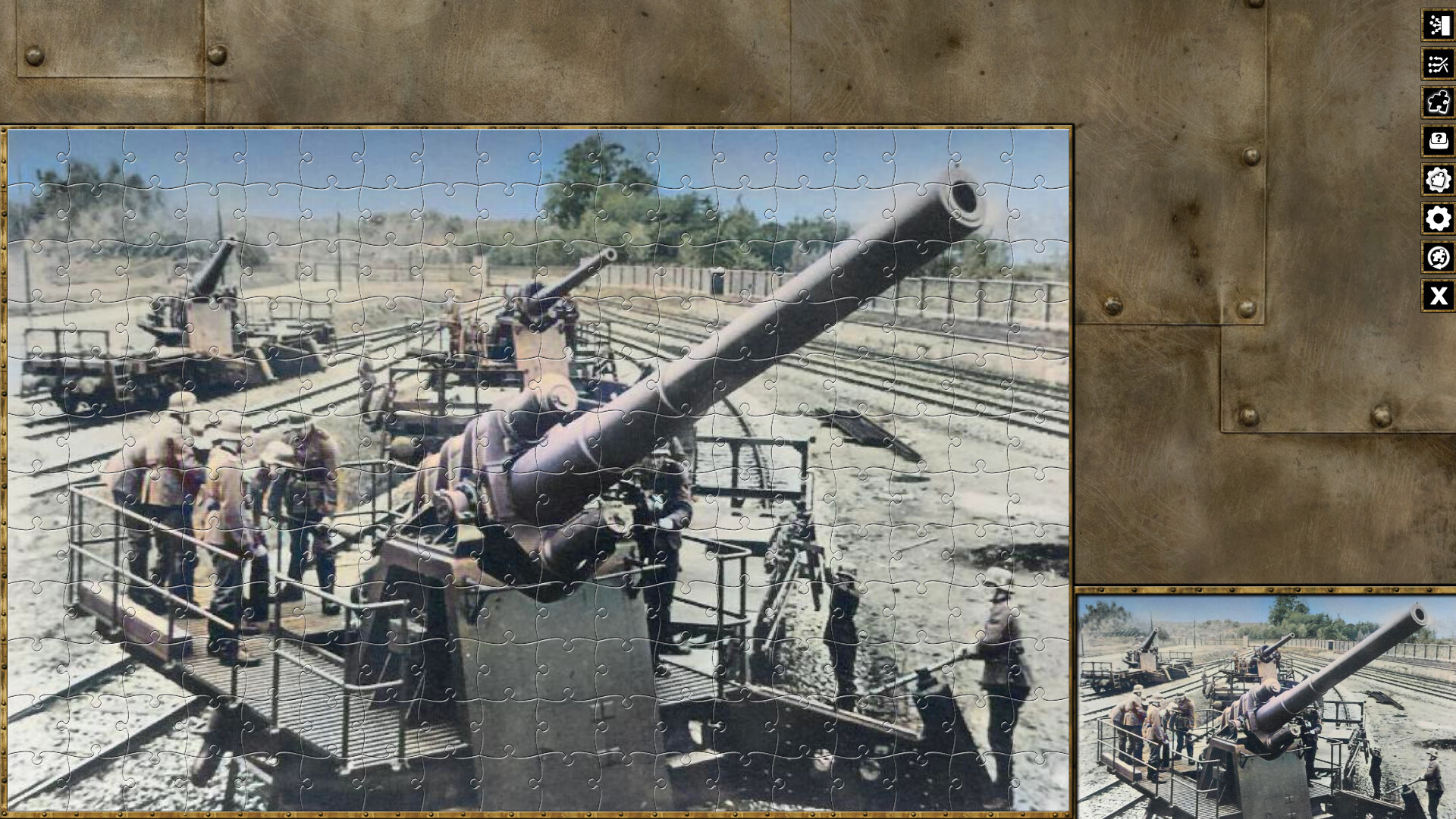 Pixel Puzzles WW2 Jigsaw - Pack: German Railway Guns #5
