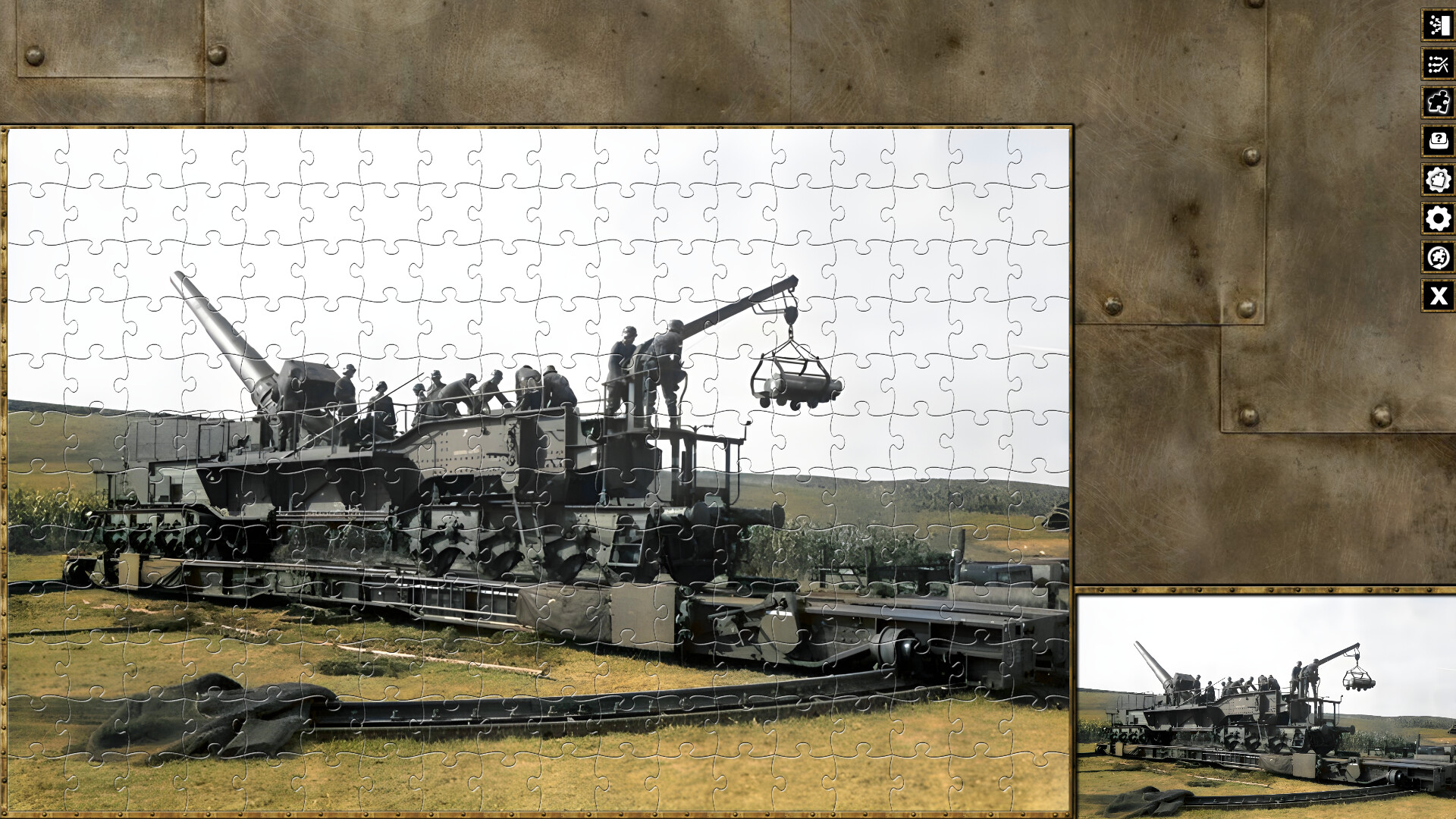 Pixel Puzzles WW2 Jigsaw - Pack: German Railway Guns #4