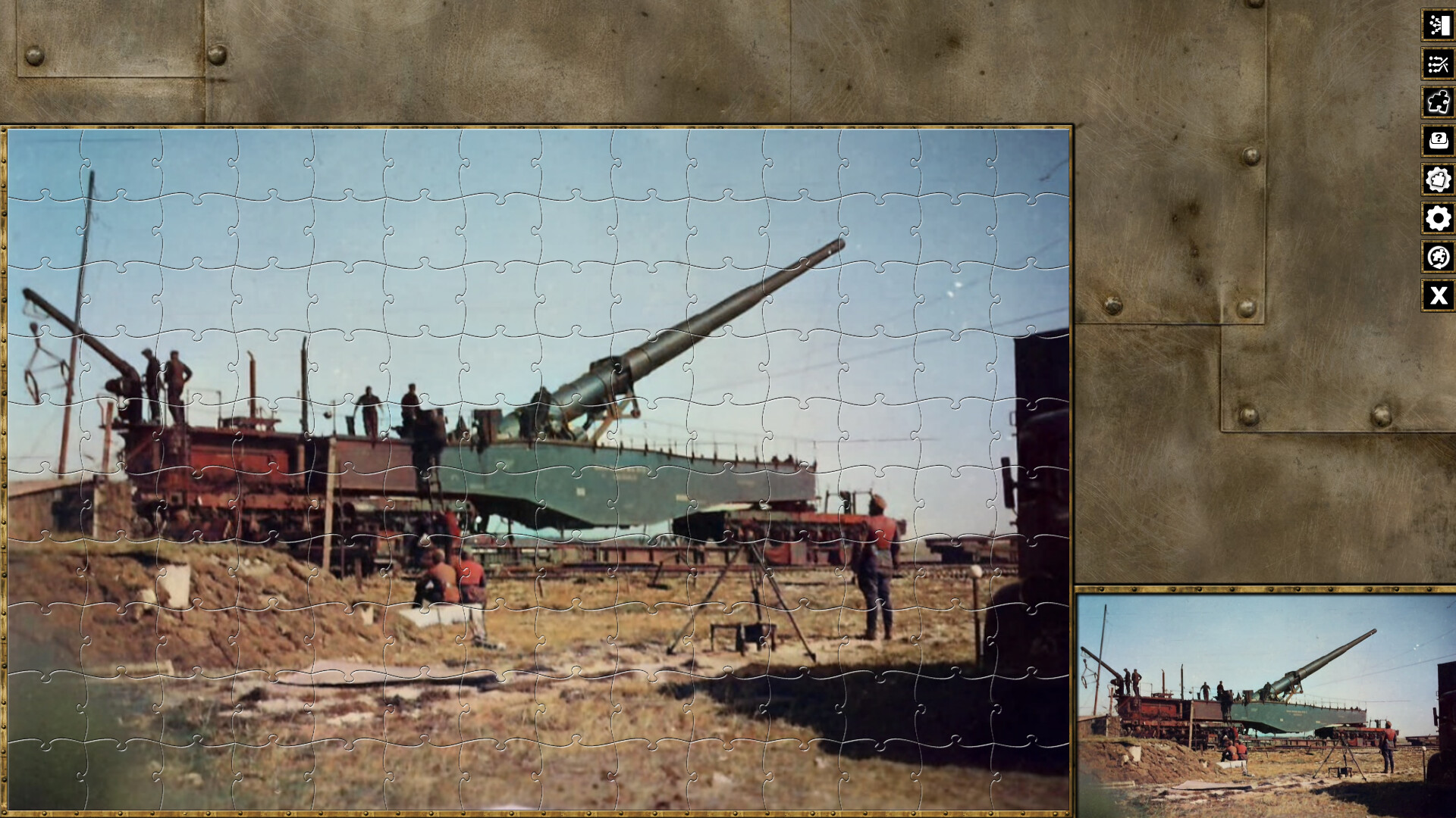 Pixel Puzzles WW2 Jigsaw - Pack: German Railway Guns #11