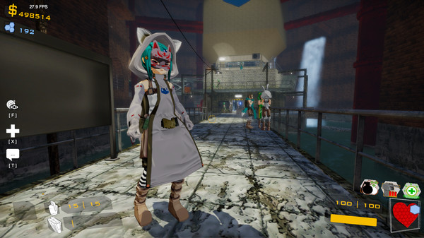 Скриншот из Banzai Escape 2 Subterranean - Miko Costumes