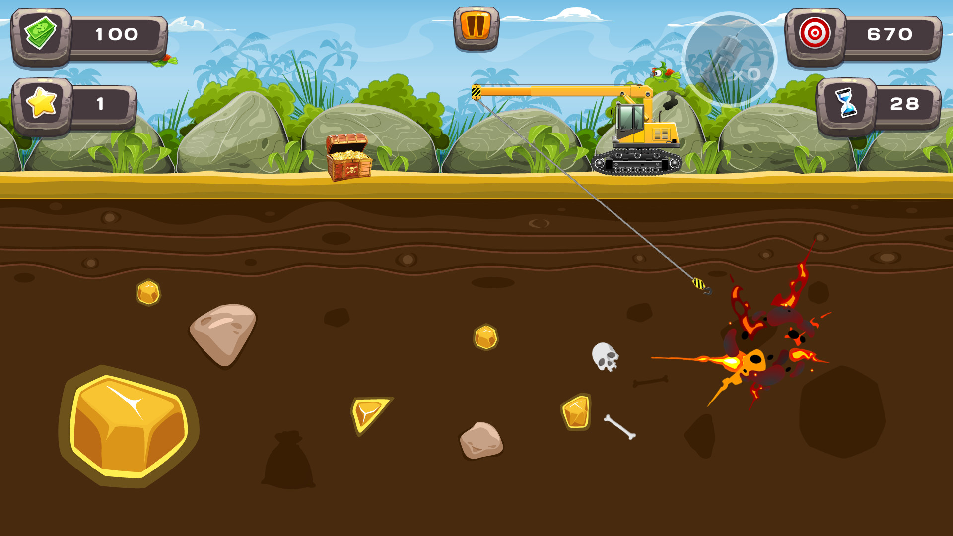 Publish Gold Miner on your website - GameDistribution