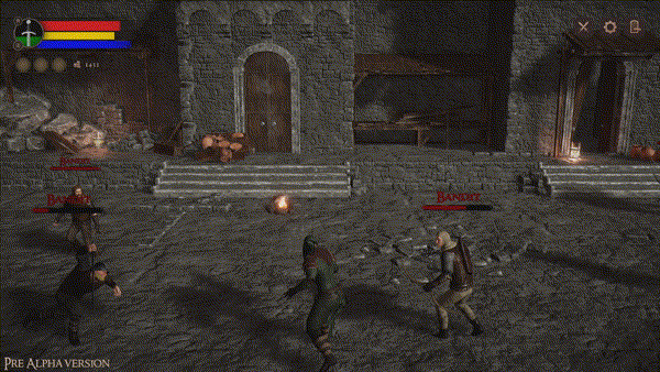 PRESENTATION - Sir Galgano - A Medieval Tale 6 GIF 5 Fight | RPG Jeuxvidéo