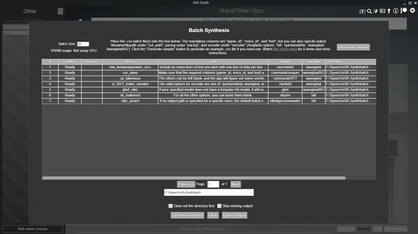xVASynth v2 game for Linux 1