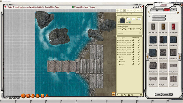 скриншот Fantasy Grounds - FG Coastal Map pack 3