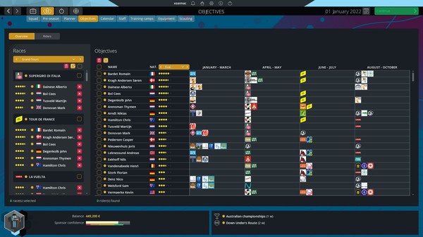 Pro Cycling Manager 2022 — скриншот