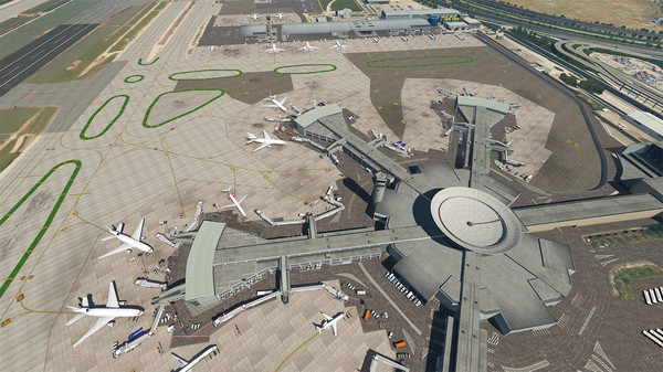 скриншот X-Plane 11 - Add-on: Aerosoft - Airport Ben Gurion 1