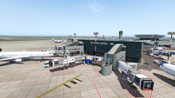 скриншот X-Plane 11 - Add-on: Aerosoft - Airport Ben Gurion 0