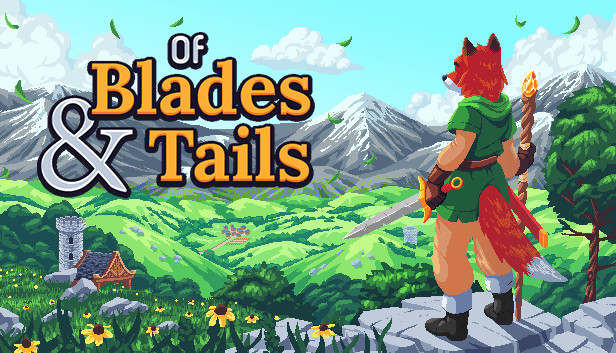 Imagen de la cápsula de "Of Blades & Tails" que utilizó RoboStreamer para las transmisiones en Steam