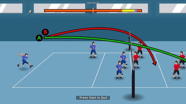 Скриншот из Spikair Volleyball