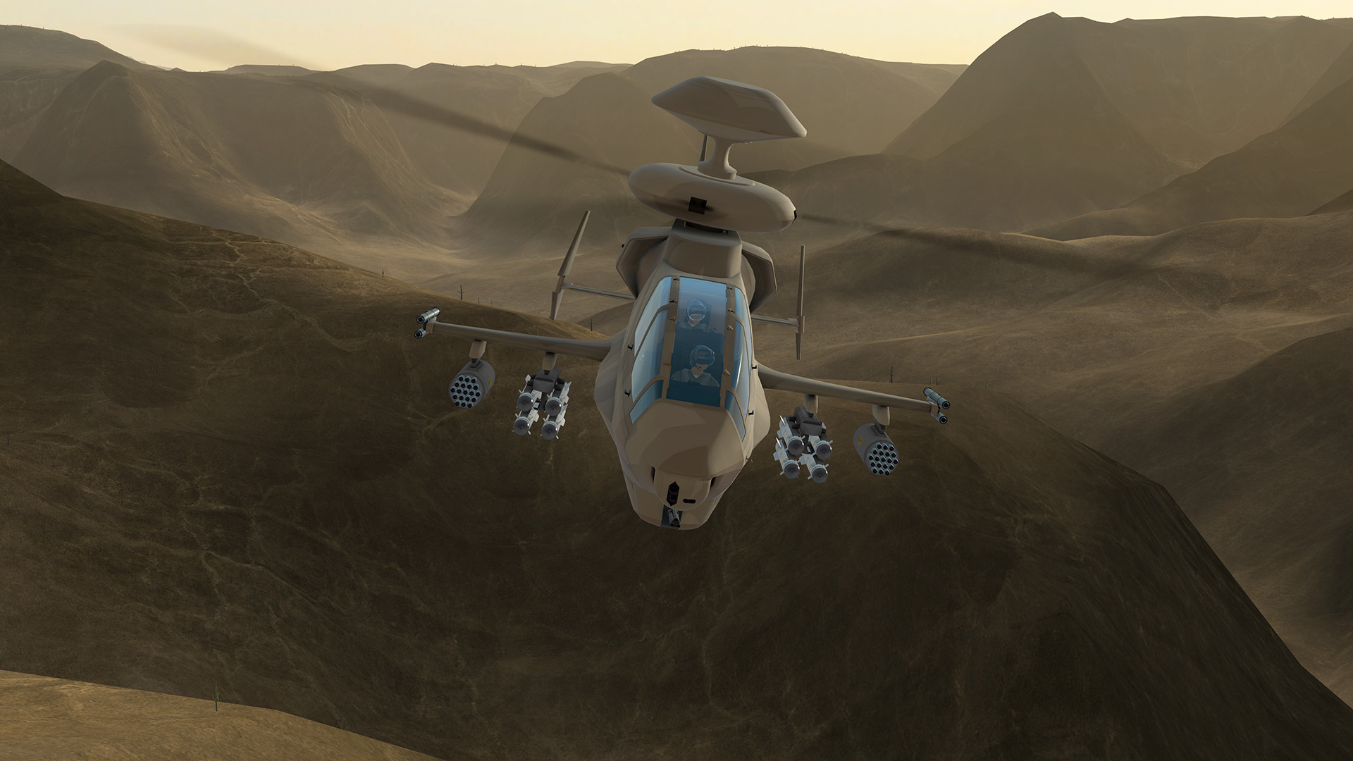 VTOL VR: AH-94 Attack Helicopter no Steam