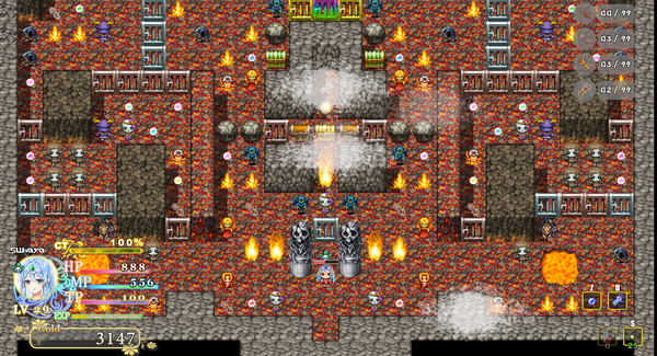 скриншот Evil Maze II - Lava Dungeon 0