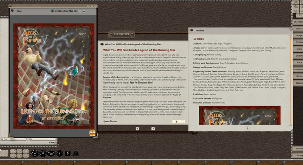 скриншот Fantasy Grounds - Aegis of Empires 4: Legend of the Burning Star (5E) 0