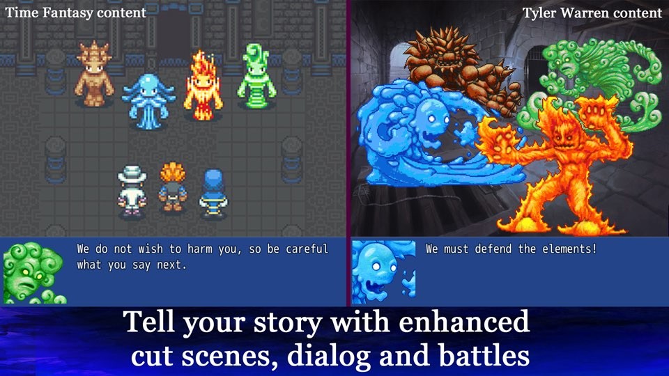 RPG Maker MZ - Tyler Warren RPG Battlers 7th 50 - Time Fantasy Tribute #0