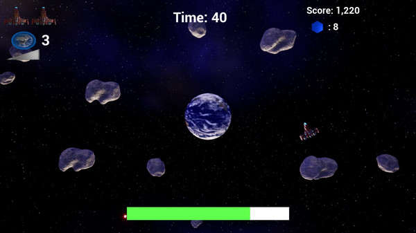 скриншот Asteroid Force 3