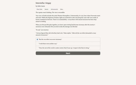 Interstellar Airgap game for windows Pc 1