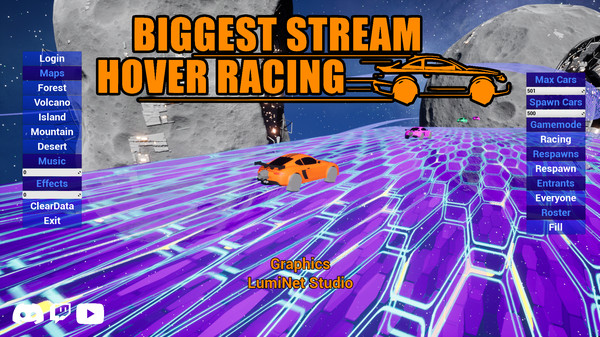 скриншот Biggest Stream Hover Racing 0