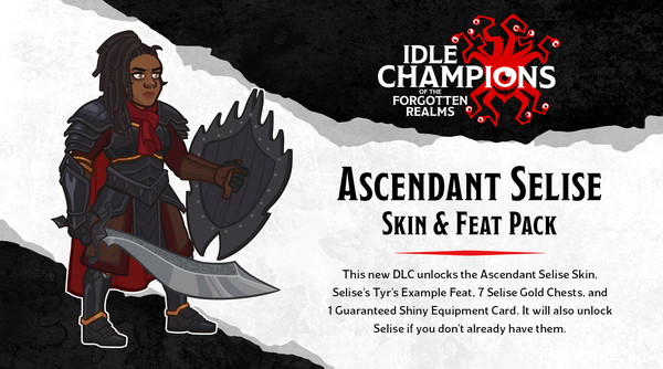 скриншот Idle Champions - Ascendant Selise Skin & Feat Pack 1
