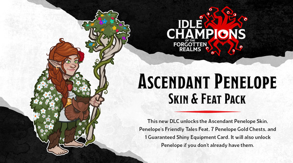 скриншот Idle Champions - Ascendant Penelope Skin & Feat Pack 1