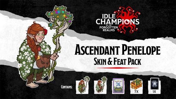 Idle Champions - Ascendant Penelope Skin & Feat Pack