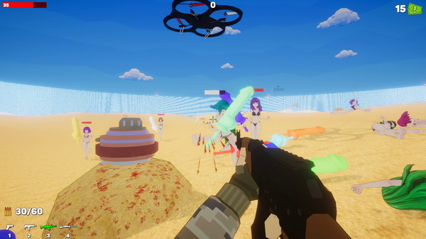 скриншот Dune Girls Attack! 4